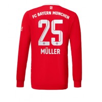 Bayern Munich Thomas Muller #25 Fotballklær Hjemmedrakt 2022-23 Langermet